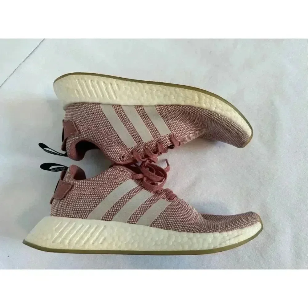 Adidas NMD R2 Women’s Sneakers | Light Pale Pink Boost Sole Trendy Street Style